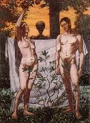 Hans Thoma Adam and Eve Spain oil painting artist
